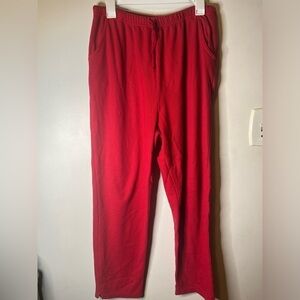 Women’s red casual pants size large